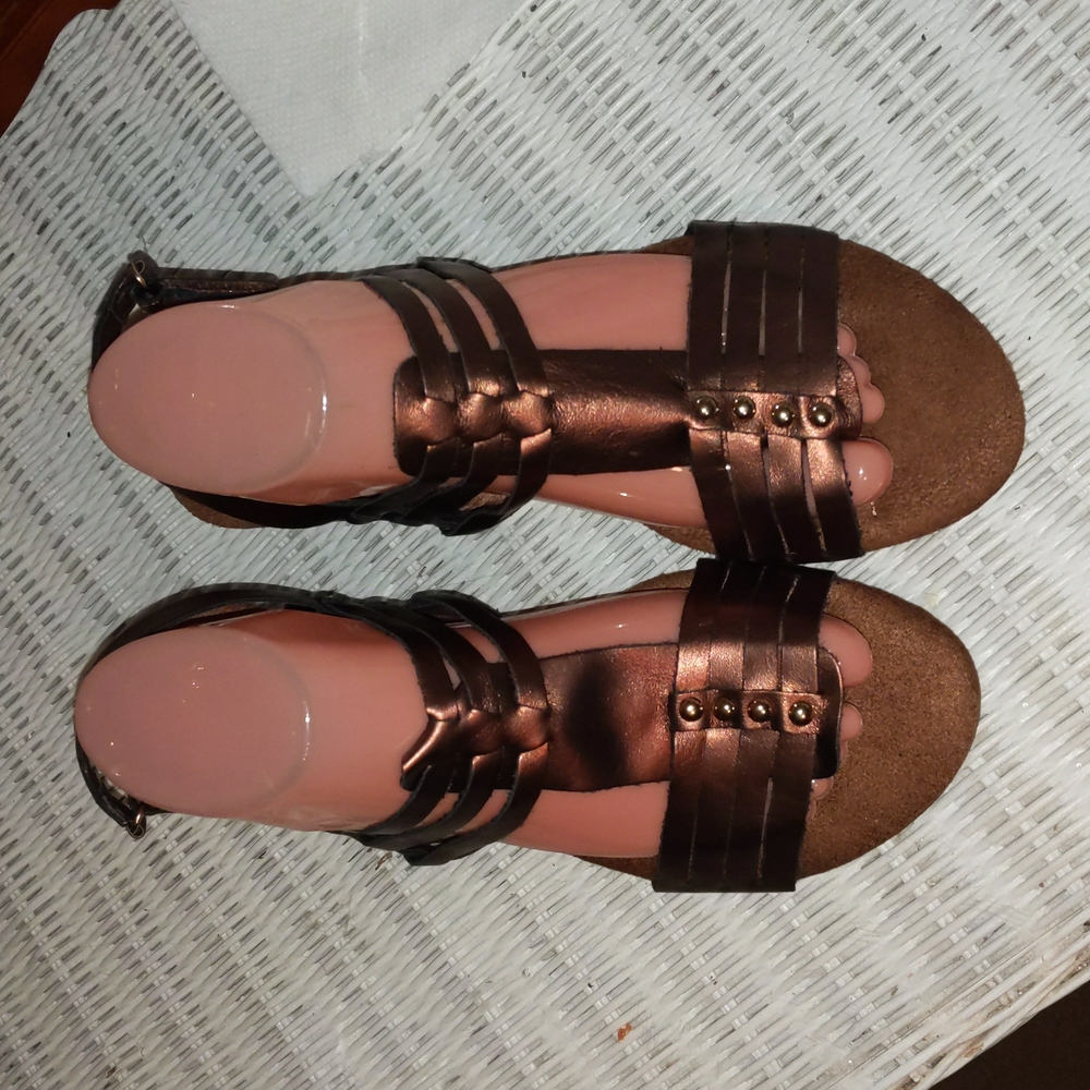 Salon studio bronze sandals
